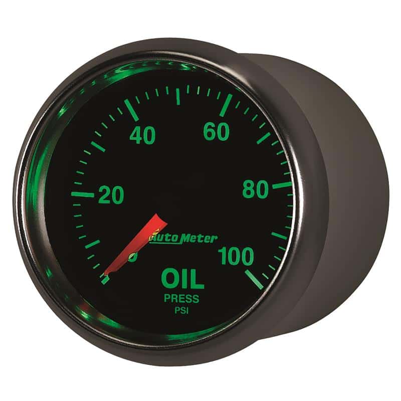 AutoMeter — Autometer GS 52mm 0-100 PSI Mechanical Oil Pressure Gauge
2-1/16" OIL PRESS, 0 - view 4