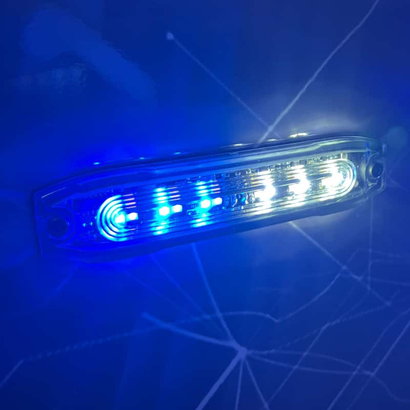 Putco — Putco Stinger Lighthead w/ Amber/White/Blue Strobe LED - 1 LED Light - view 8