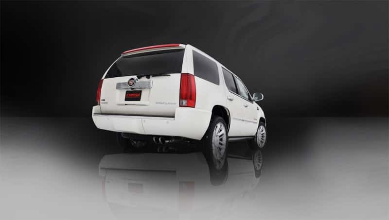 CORSA Performance — Corsa 2011-2014 GMC Yukon 6.2L V8 3in Cat-Back Single Side w Twin 4in Black Pro-Series Tips
Exhaust - view 4