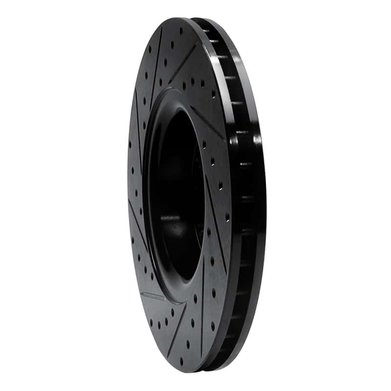 R1 Concepts — R1 02-09 Buick Rainier Front Right Drilled & Slotted Black Brake Rotor
R1 Brake Rotor Drill - view 4