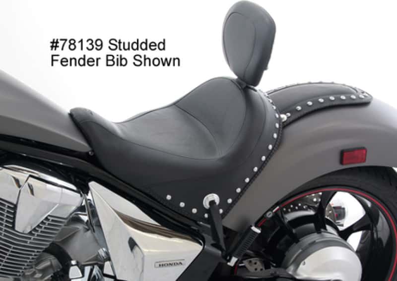 Mustang Motorcycle — Mustang 10-21 Honda Fury Fender Bib - Black - view 1