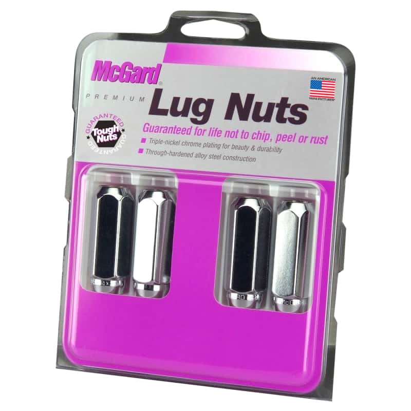 McGard — McGard Hex Lug Nut (Cone Seat / Duplex) M14X2.0 / 13/16 Hex / 2.25in. Length (4-Pack) - Chrome - view 6
