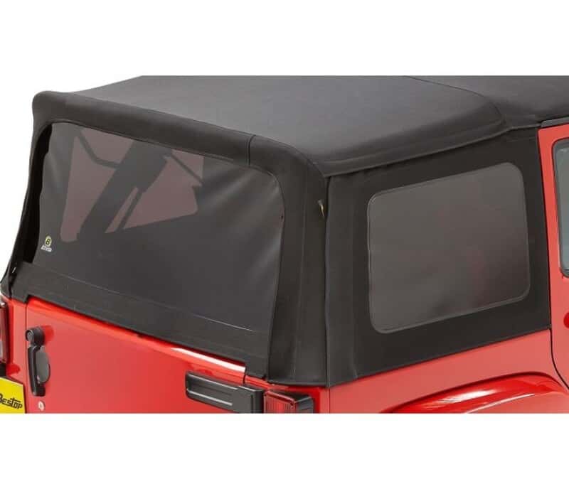 Bestop — Bestop 07-09 Jeep Wrangler JK 4-Door Window Set (Premium Black Twill)
Window Set - view 1