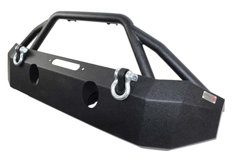 Fishbone Offroad — Fishbone Offroad 07-18 Jeep Wrangler JK Full Width Front Winch Bumper - Black Powdercoat - view 2
