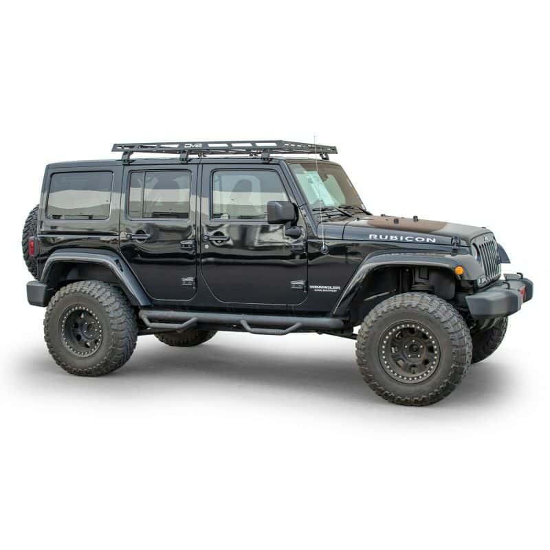 DV8 Offroad — DV8 Offroad 07-18 Jeep Wrangler JK 4 DR / JL 2 DR & JT / 18+ Gladiator Roof Rack - view 5