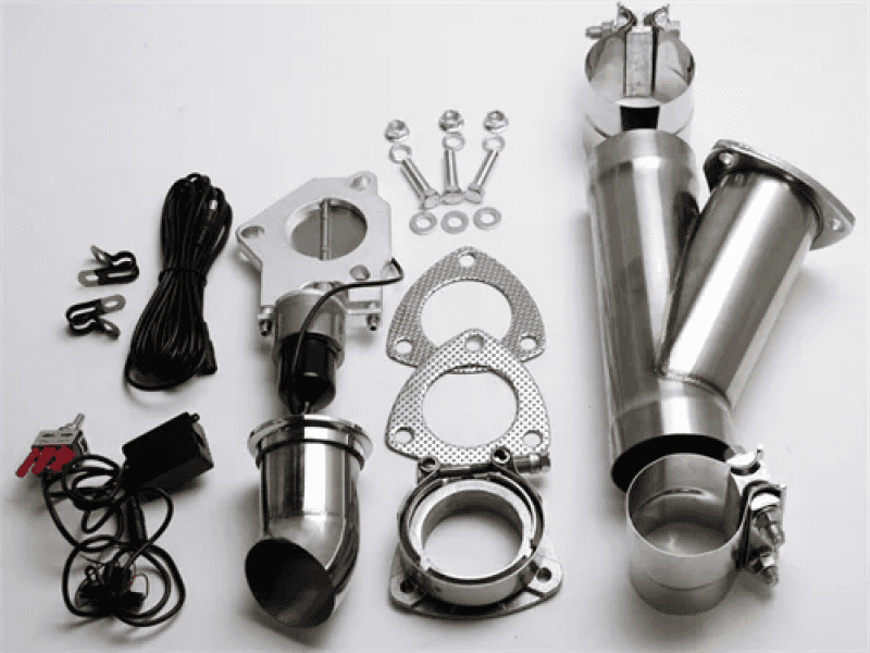 Granatelli Motor Sports — Granatelli 3.0in Aluminized Mild Steel Electronic Exhaust Cutout w/Slip Fit & Band Clamps
Exhaust Cut-Out - view 2