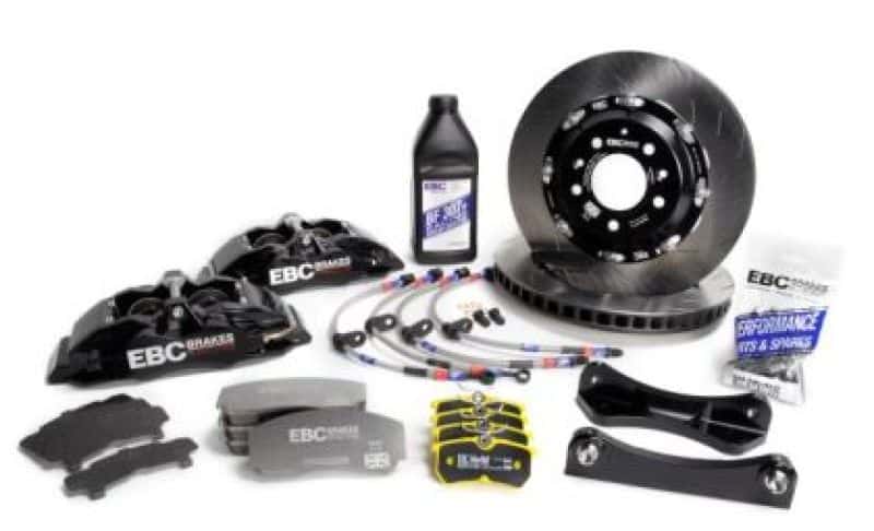 EBC — EBC Racing 10-14 Ford Mustang GT 5.0L Black Apollo-4 Calipers 355mm Rotors Front Big Brake Kit
DscBrkUpgradeKit - view 1