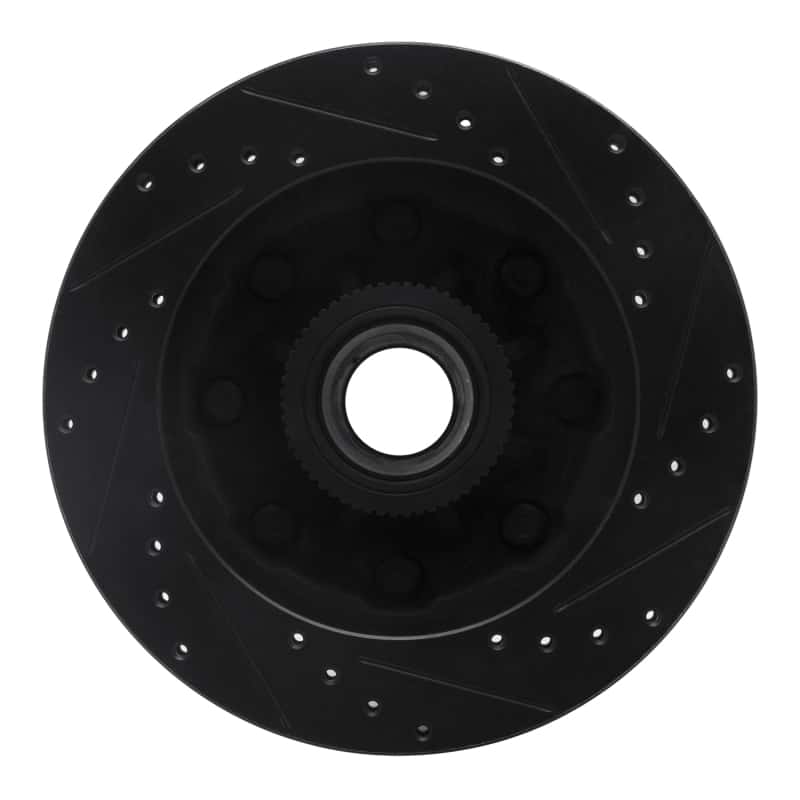 R1 Concepts — R1 93-95 Chevrolet G30 Front Left Drilled & Slotted Black Brake Rotor
R1 Brake Rotor Drill - view 5