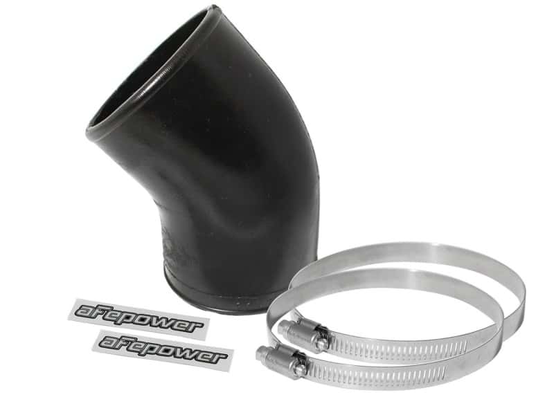 aFe — aFe Magnum FORCE Silicone Replacement Coupling Kit 3in ID to 2.75in ID x 45 Deg. Elbow - Black
Intake Coupling Kit - view 1