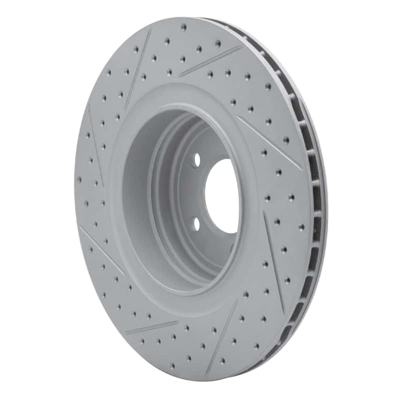 R1 Concepts — R1 07-08 BMW Alpina B7 Rear Right Drilled & Slotted Geo-Carbon Rotor - view 4