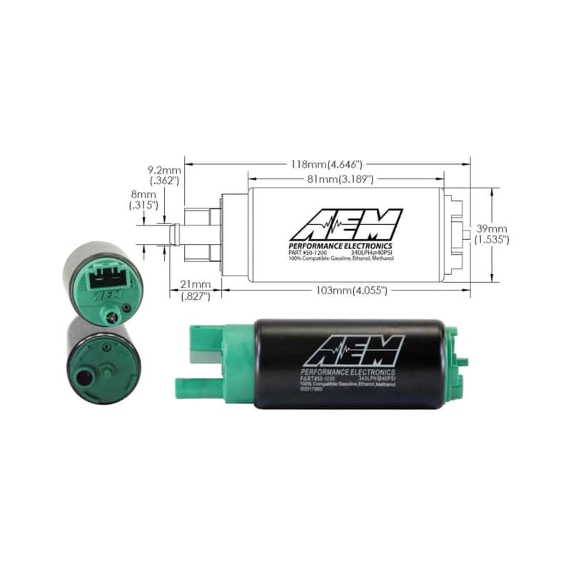 AEM — AEM 340LPH In Tank Fuel Pump Kit - Ethanol Compatible
Hi Flow Fuel Pump
High Flow In-Tank - view 4