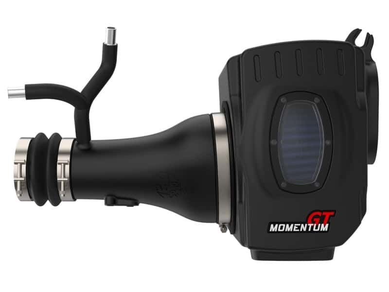 aFe — aFe Momentum GT Pro 5R Cold Air Intake System 17-18 Nissan Titan V8 5.6L
Momentum GT Intake - view 4