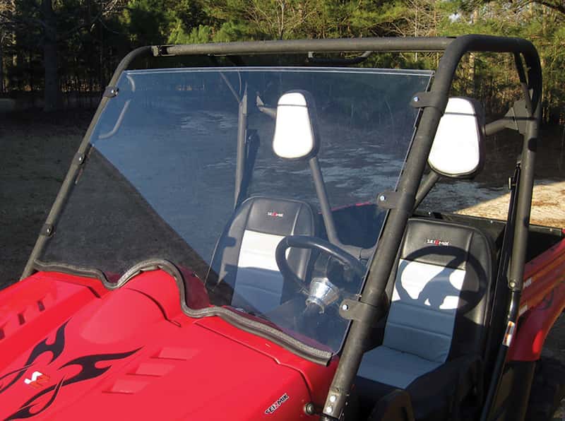 Seizmik — Seizmik 04-13 Yamaha Rhino 450-700 Full Windshield Polycarbonate - view 2