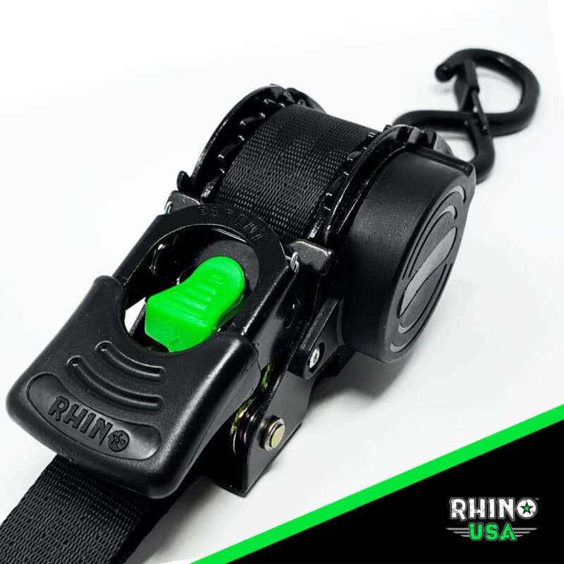Rhino USA — Rhino USA Retractable Ratchet Straps (4Pk 1Inx10Ft) (Blue)
Tie Strap - view 4