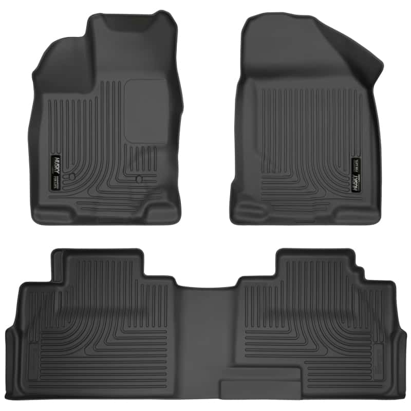 Husky Liners — Husky Liners 07-13 Ford Edge / 07-13 Lincoln MKX Weatherbeater Black Front & 2nd Seat Floor Liners
Floor Liners - view 1