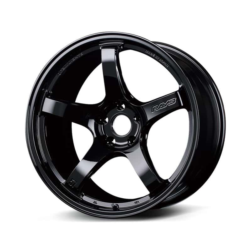 Gram Lights — Gram Lights 57CR 18x9.5 +38 5x114.3 Gloss Black Wheel - view 1