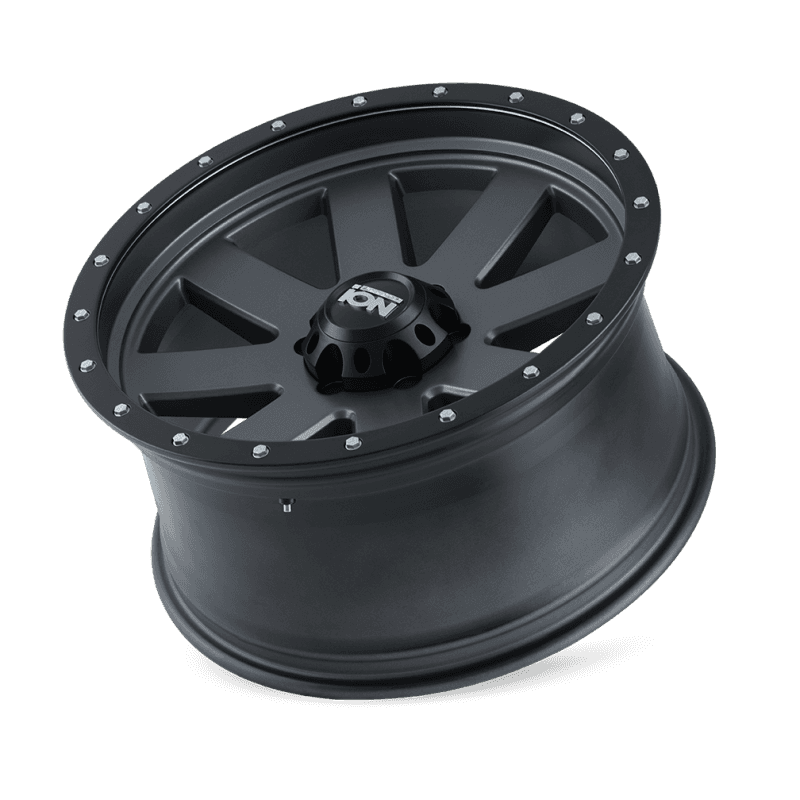 ION Wheels — ION Type 134 18x10 / 5x139.7 BP / -19mm Offset / 108mm Hub Matte Gunmetal/Black Beadlock Wheel - view 5