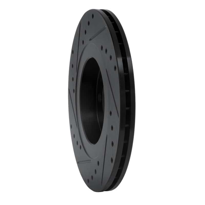 R1 Concepts — R1 98-15 Volkswagen Beetle Front Right Drilled & Slotted Black Brake Rotor
R1 Brake Rotor Drill - view 4