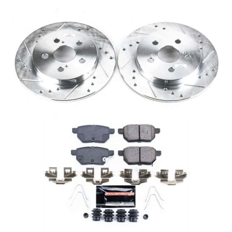 PowerStop — Power Stop 11-13 Lexus CT200h Rear Z23 Evolution Sport Brake Kit - view 1