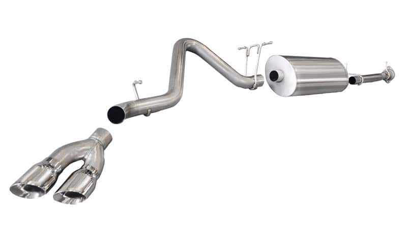 CORSA Performance — Corsa 2011-2013 Chevrolet Silverado Ext. Cab/Std. Bed 2500 6.0L V8 Polished Sport Cat-Back Exhaust
Exhaust - view 3