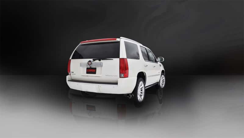 CORSA Performance — Corsa 2011-2014 Cadillac Escalade 6.2L V8 3in Cat-Back Single Side w Twin 4in Black Pro-Series Tips
Exhaust - view 5
