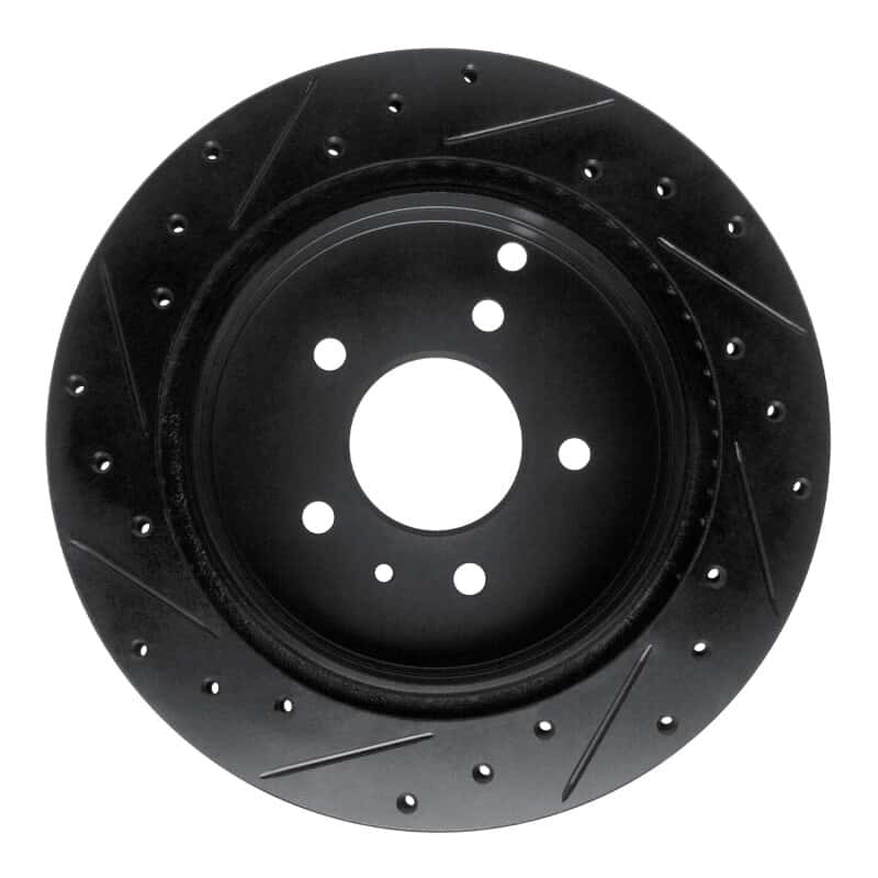 R1 Concepts — R1 07-15 Chevrolet Captiva Rear Right Drilled & Slotted Black Brake Rotor
R1 Brake Rotor Drill - view 5