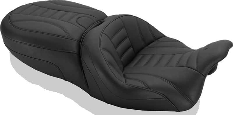 Mustang Motorcycle — Mustang V-Star 1100 Daytripper 1PC Seat - Black - view 1