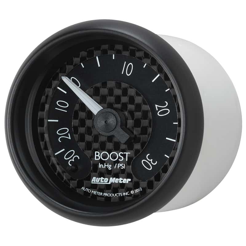 AutoMeter — Autometer GT Series 52mm Mechanical 30 In Hg/30 psi Vacuum/Boost Gauge
2-1/16" BOOST-VAC, 3 - view 7