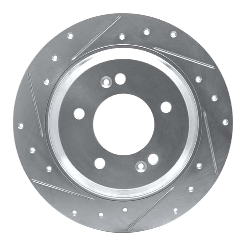 R1 Concepts — R1 13-25 Hyundai SONATA Rear Left Drilled & Slotted Silver Brake Rotor
R1 Brake Rotor Drill - view 1