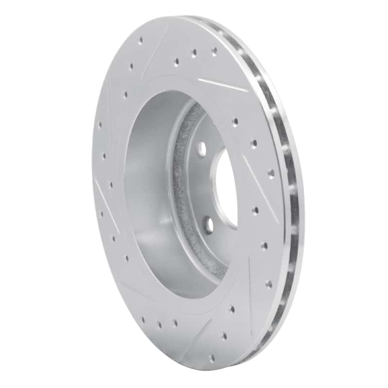R1 Concepts — R1 1995-2006 Jaguar XJS Rear Right Drilled & Slotted Silver Brake Rotor
R1 Brake Rotor Drill - view 4