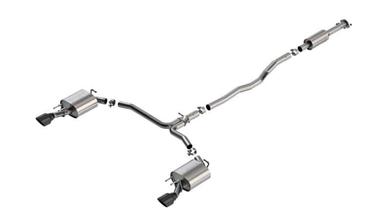 Borla — Borla 20-24 Toyota Camry TRD 3.5L V6 FWD S-Type Cat-back - Black Chrome
Cat-Back System - view 1