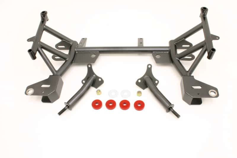 BMR Suspension — BMR 93-02 F-Body K-Member w/ SBC/BBC Motor Mounts and Pinto Rack Mounts - Black Hammertone
K-member - view 1