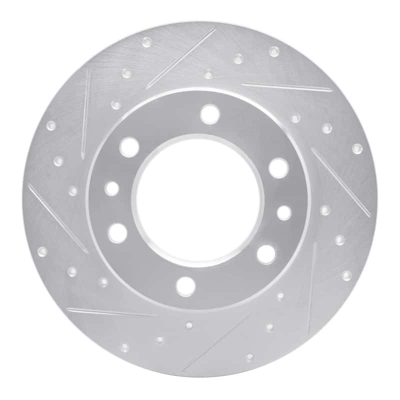 R1 Concepts — R1 81-85 Toyota 4Runner Front Left Drilled & Slotted Silver Brake Rotor
R1 Brake Rotor Drill - view 1