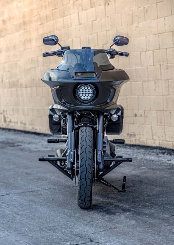 Burly Brand — Burly Brand 18-Up M8 Softail Brawler Kit Front -Black - view 2