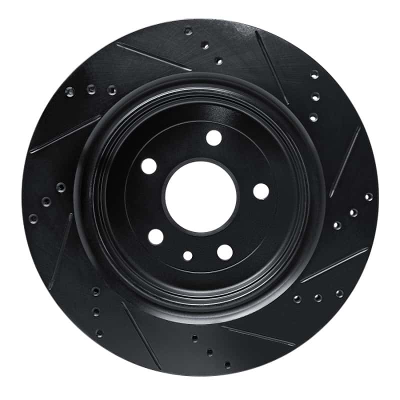 R1 Concepts — R1 14-19 Chevrolet Corvette Rear Left Drilled & Slotted Black Brake Rotor
R1 Brake Rotor Drill - view 5