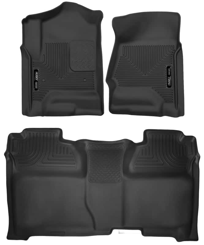 Husky Liners — Husky Liners 14-18 Chevrolet Silverado 1500 Front & 2nd Seat X-Act Contour Floor Liners - Black
Husky Liners 14-18 Chevrolet Silverado Crew Cab X-Act Contour Front & Second Seat Floor Liners
Floor Liners - view 1