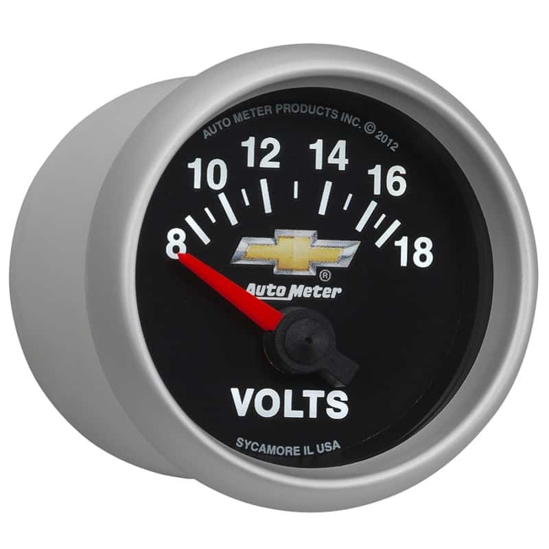 AutoMeter — AutoMeter Gauge Voltmeter 2-1/16in. 18V Electric Chevy Gold Bowtie
GA 2" VOLT 18V COPO - view 11