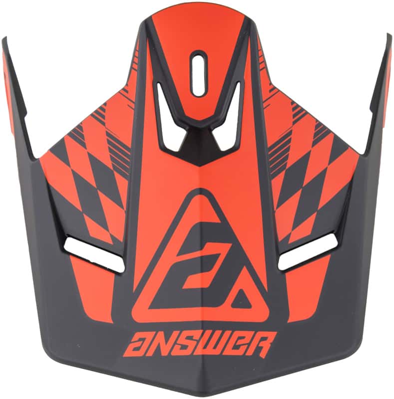 Answer — Answer AR1 Sweep Visor Black/Red Youth - view 1