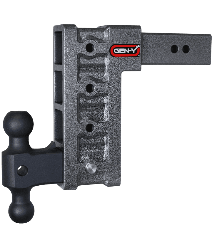 GEN-Y Hitch — Gen-Y Mega Duty 2.5in Shank 9in Drop 3K TW 21K Hitch w/GH-061 Dual-Ball
Drop Hitch - view 2