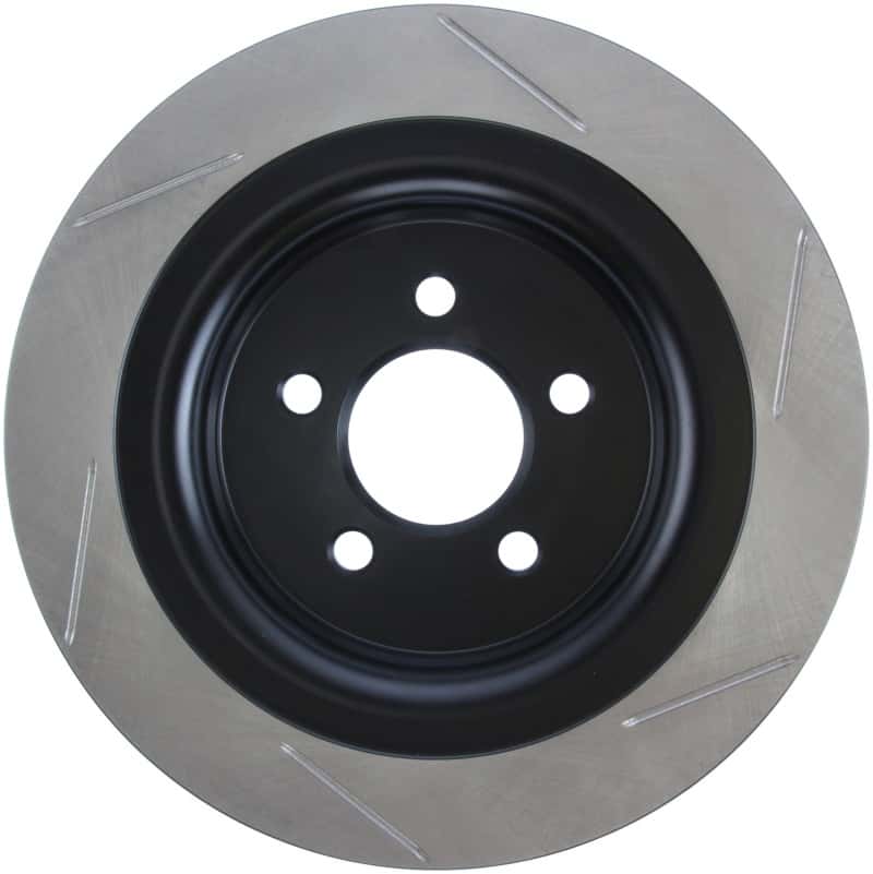 Stoptech — StopTech 2015 Ford Mustang GT w/ Brembo Brakes Right Rear Slotted Brake Rotor
Sport Slotted Rotor - view 2