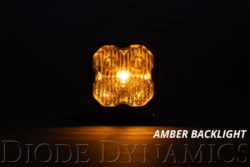 Diode Dynamics — Diode Dynamics SS3 Pro ABL - Yellow SAE Fog Flush (Single) - view 5