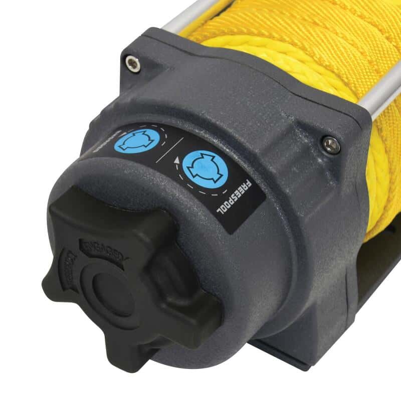 Superwinch — Superwinch 4500 LBS 12V DC 1/4in x 50ft Synthetic Rope Terra 4500SR Winch - Gray Wrinkle - view 17