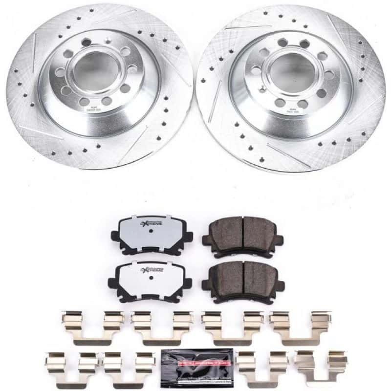 PowerStop — Power Stop 05-11 Audi A6 Rear Z26 Street Warrior Brake Kit - view 1