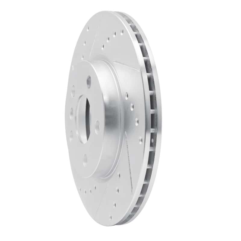 R1 Concepts — R1 14-21 Mini Cooper (Excl Clubman) Front Left Drilled & Slotted Silver Brake Rotor
R1 Brake Rotor Drill - view 2