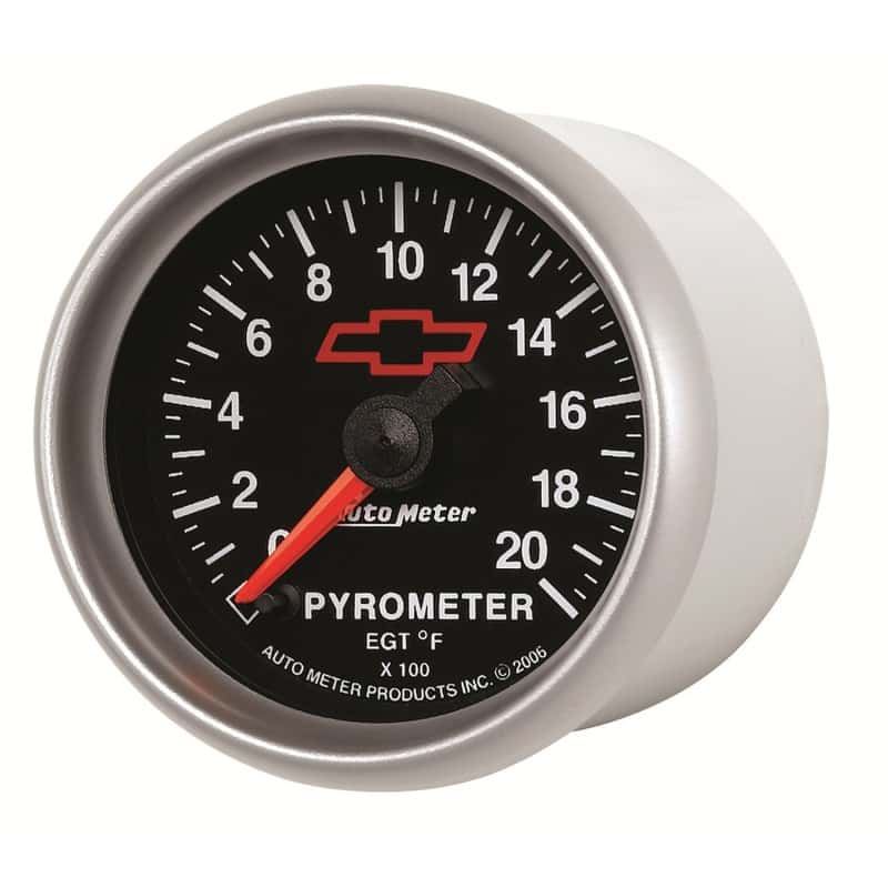 AutoMeter — AutoMeter Gauge Pyrometer (Egt) 2-1/16in. 2000 Deg. F Stepper Motor Chevy Red Bowtie Black
2-1/16" PYROMETER KI - view 7