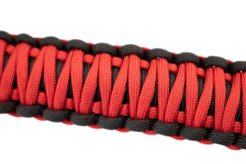Fishbone Offroad — Fishbone Offroad 97-06 Jeep Wrangler Paracord Door Handles - Black/Red - view 4