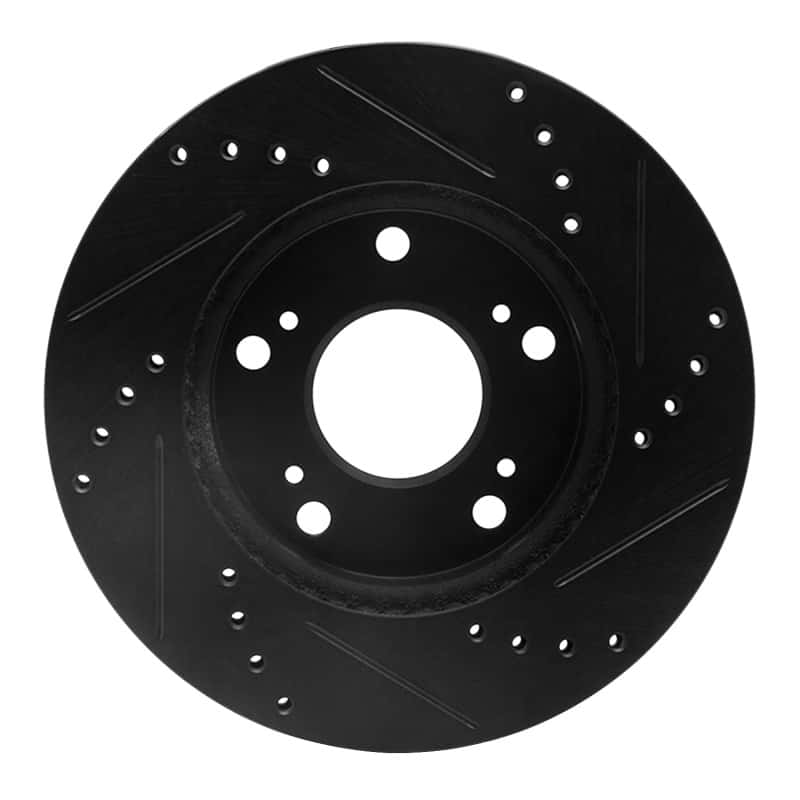 R1 Concepts — R1 12-15 Acura ILX Front Left Drilled & Slotted Black Brake Rotor
R1 Brake Rotor Drill - view 5