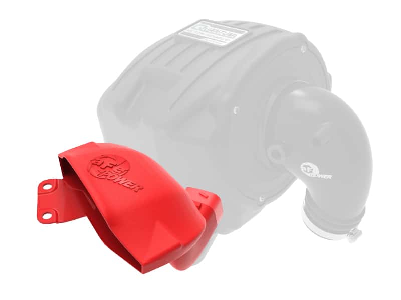 aFe — aFe Magnum FORCE Cold Air Intake System Scoop 19-20 Ford Ranger 2.3L(t) - Red
Dynamic Air Scoop - view 2