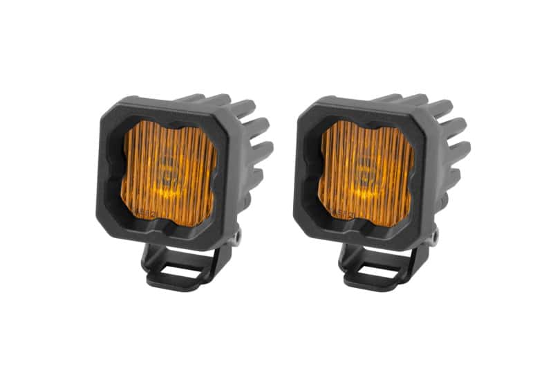 Diode Dynamics — Diode Dynamics Stage Series C1 LED Pod - Yellow SAE Fog Standard ABL (Pair) - view 1