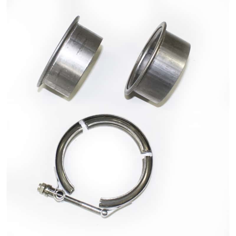 JBA — JBA 3in Stainless Steel V-Band Clamp & Flanges
V-Band clamp/flange - view 2